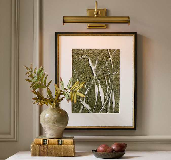 Pottery Barn Palmer Metal Picture Light Sconce