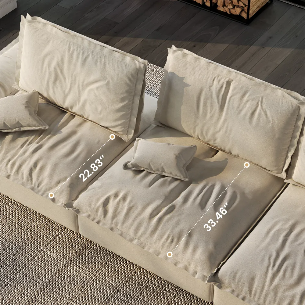 Sailboat Deep Sofa Stain Resistant Cozy Couch Size