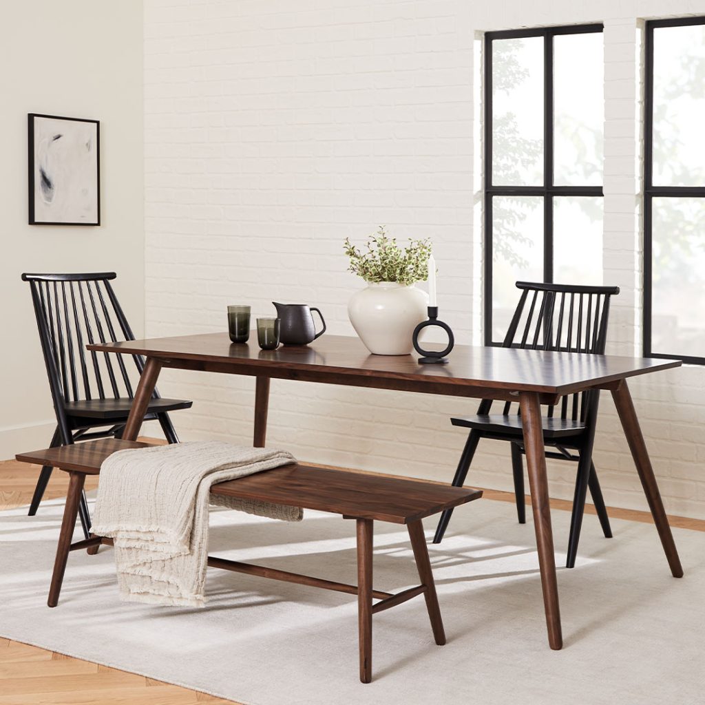 Seno 71 Dining Table - Walnut