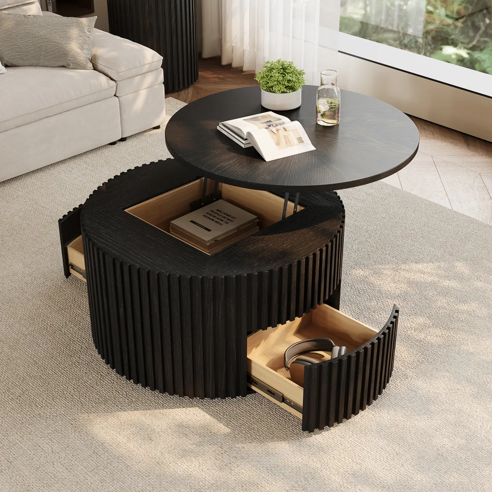 Silva Lifting Top Round Coffee Table