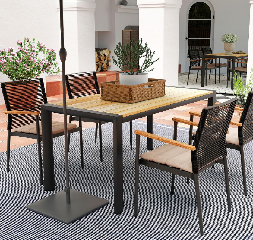 West Elm Rope-Wrapped Outdoor Dining Chair (Set of 2)