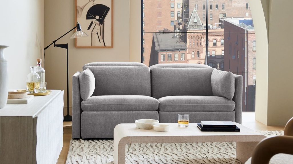 West Elm Shelter Motion Reclining Sofa