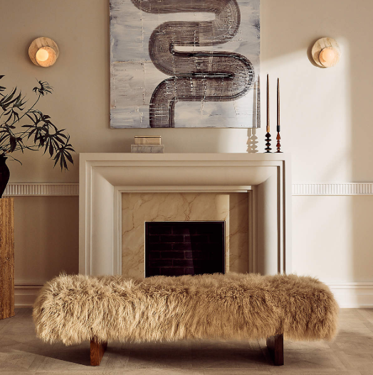 cb2 Astr White Onyx Wall Sconce