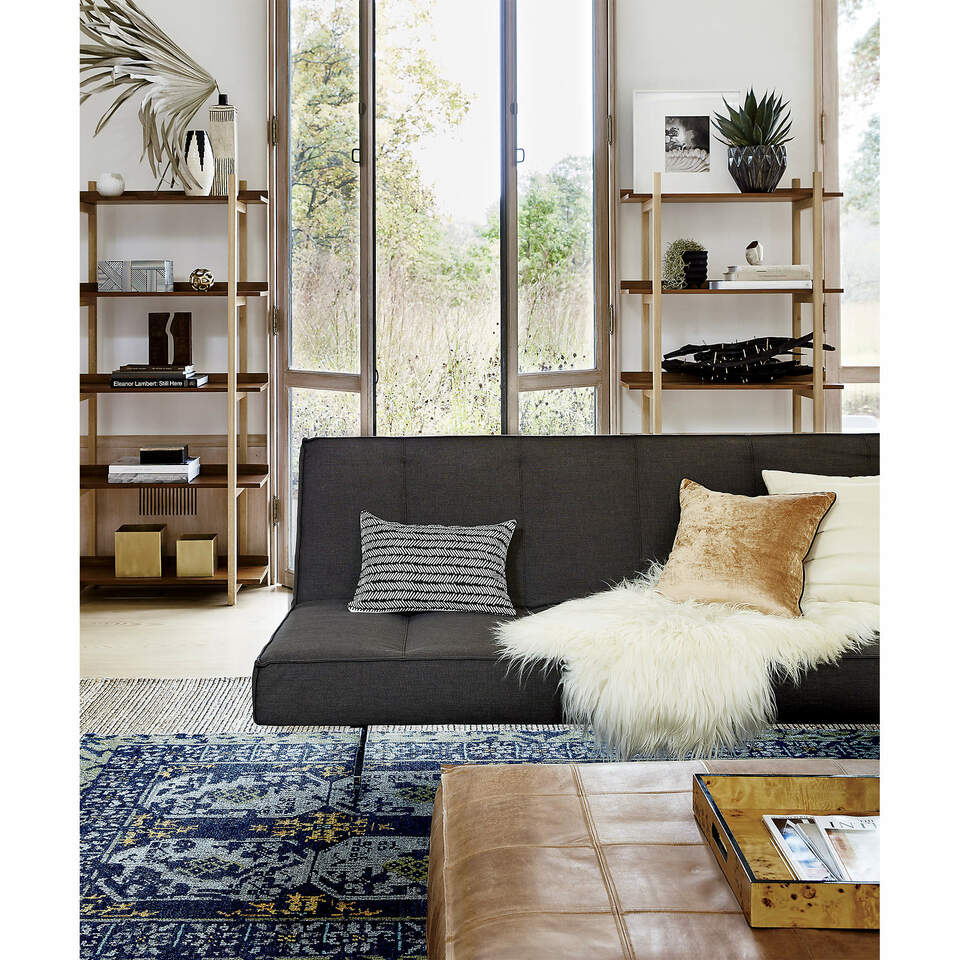 cb2 Flex Gravel Sleeper Sofa