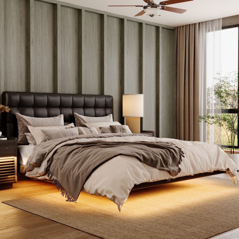 cozy bedroom in snow emergency