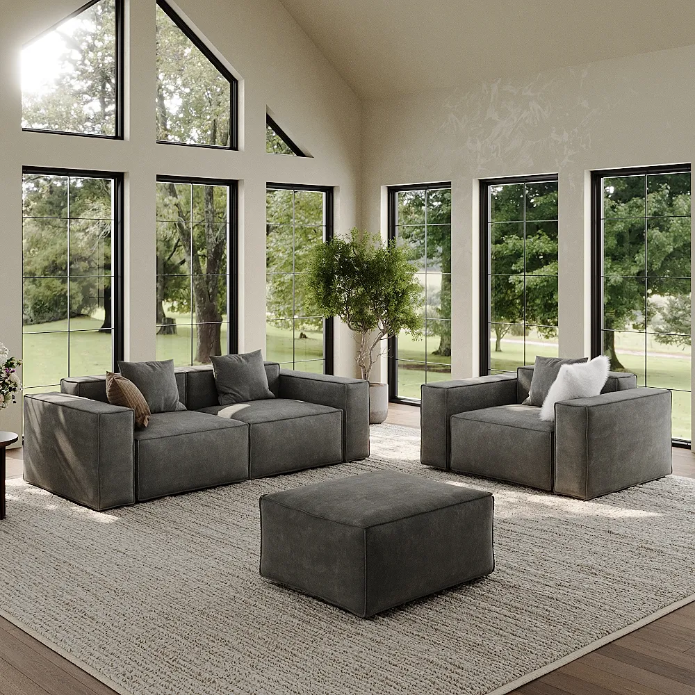 living room sofa arrangement