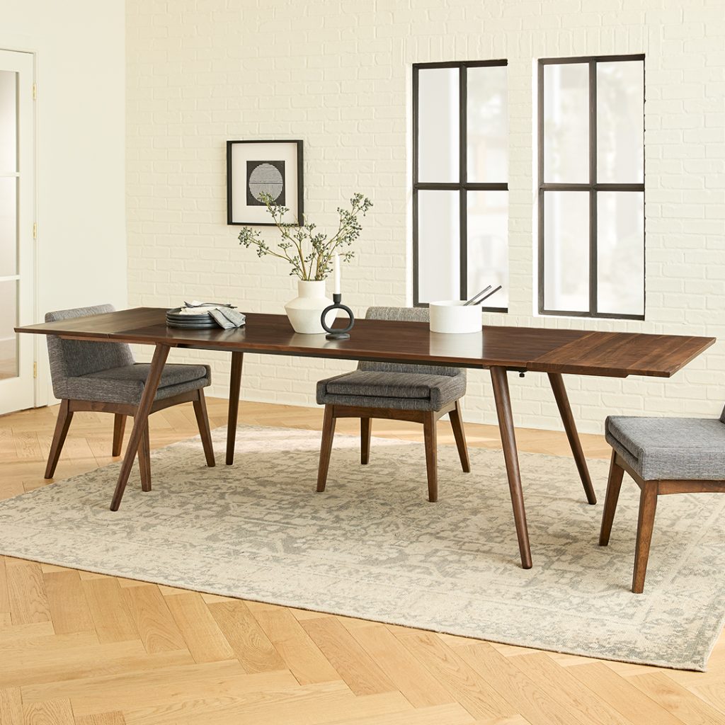 Article Seno Extendable Dining Table Walnut