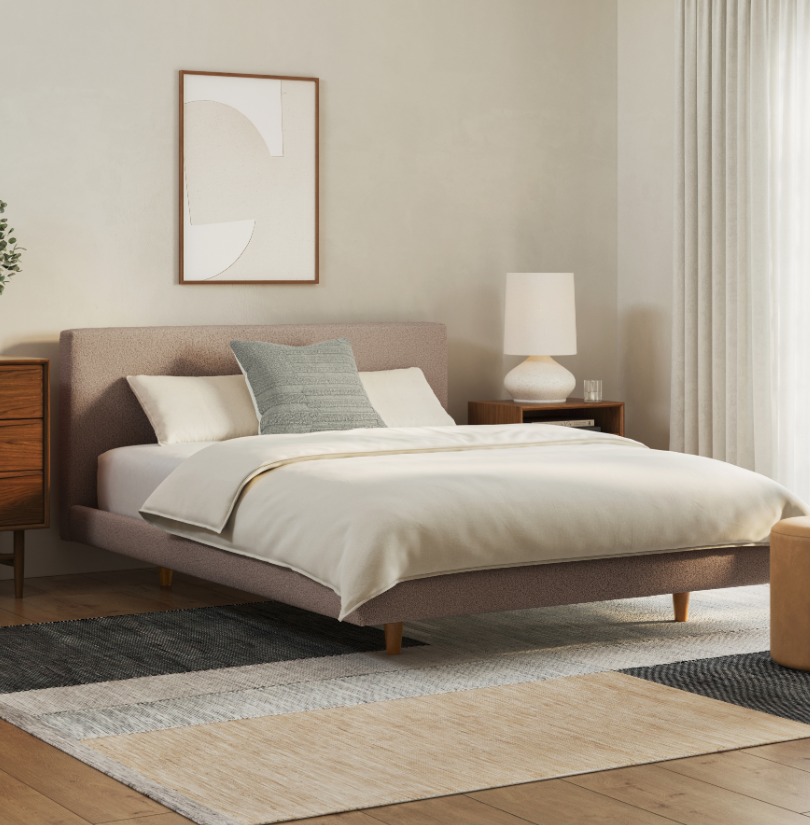 Article Tessu Queen Low Profile Upholstered Bed