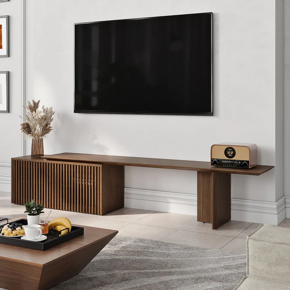 Extendable TV Stand in the Living Room