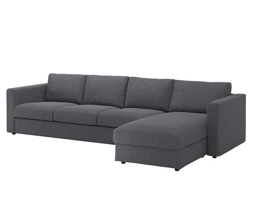IKEA FINNALA Sectional, 4-Seat with Chaise