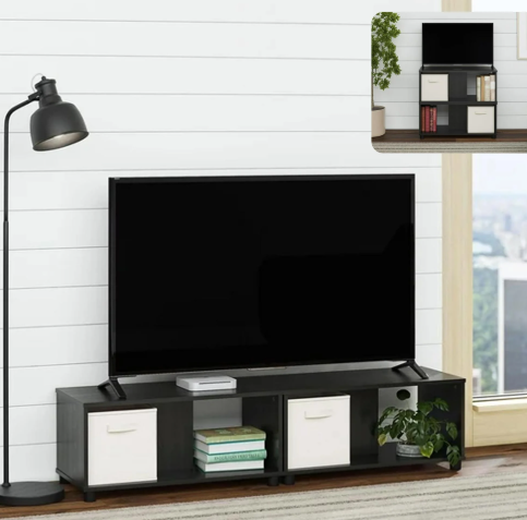 Mainstays Expandable Side by Side or Stacking TV Stand