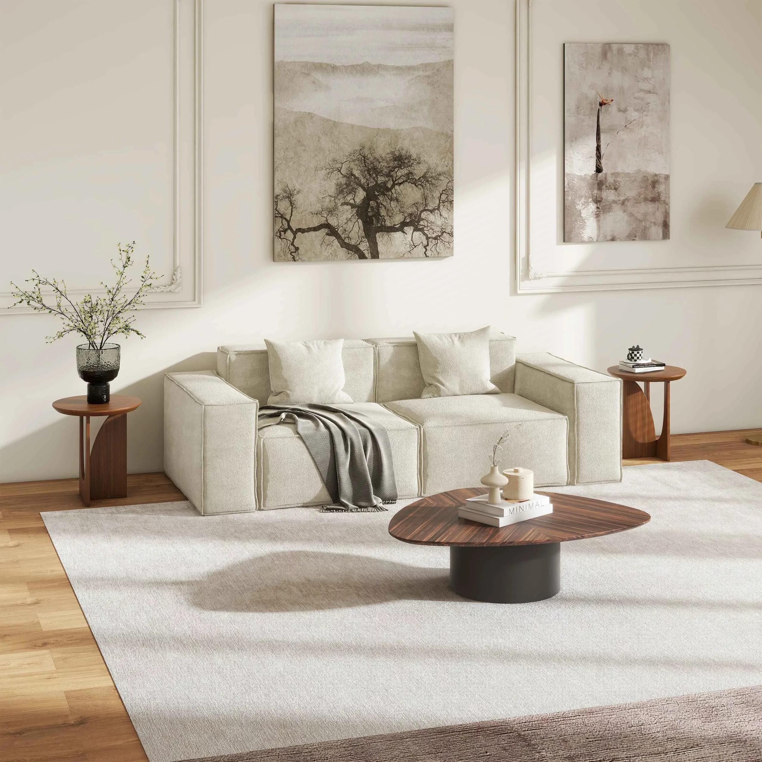 Mid-century Modern Round Side Table