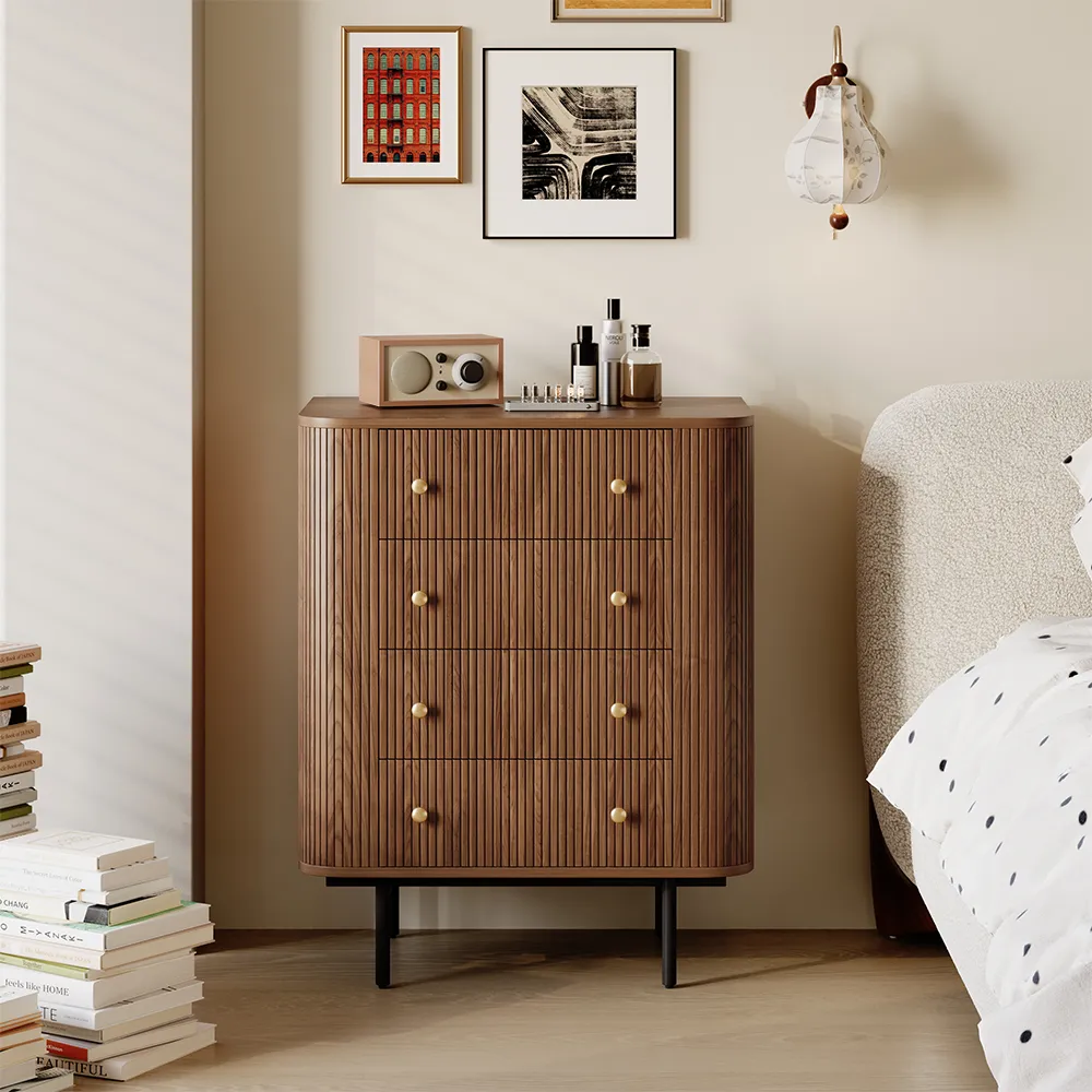 POVISON Modern 4 Drawers Dresser