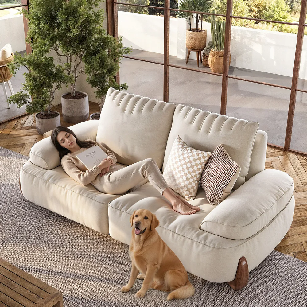 POVISON Pet-Friendly Deep Seat Cloud Sectional