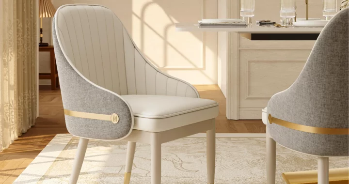 PU leather dining chair