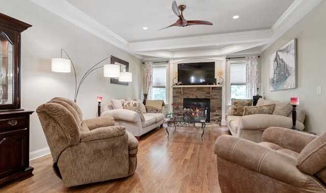 Reclining Sofa in the living room