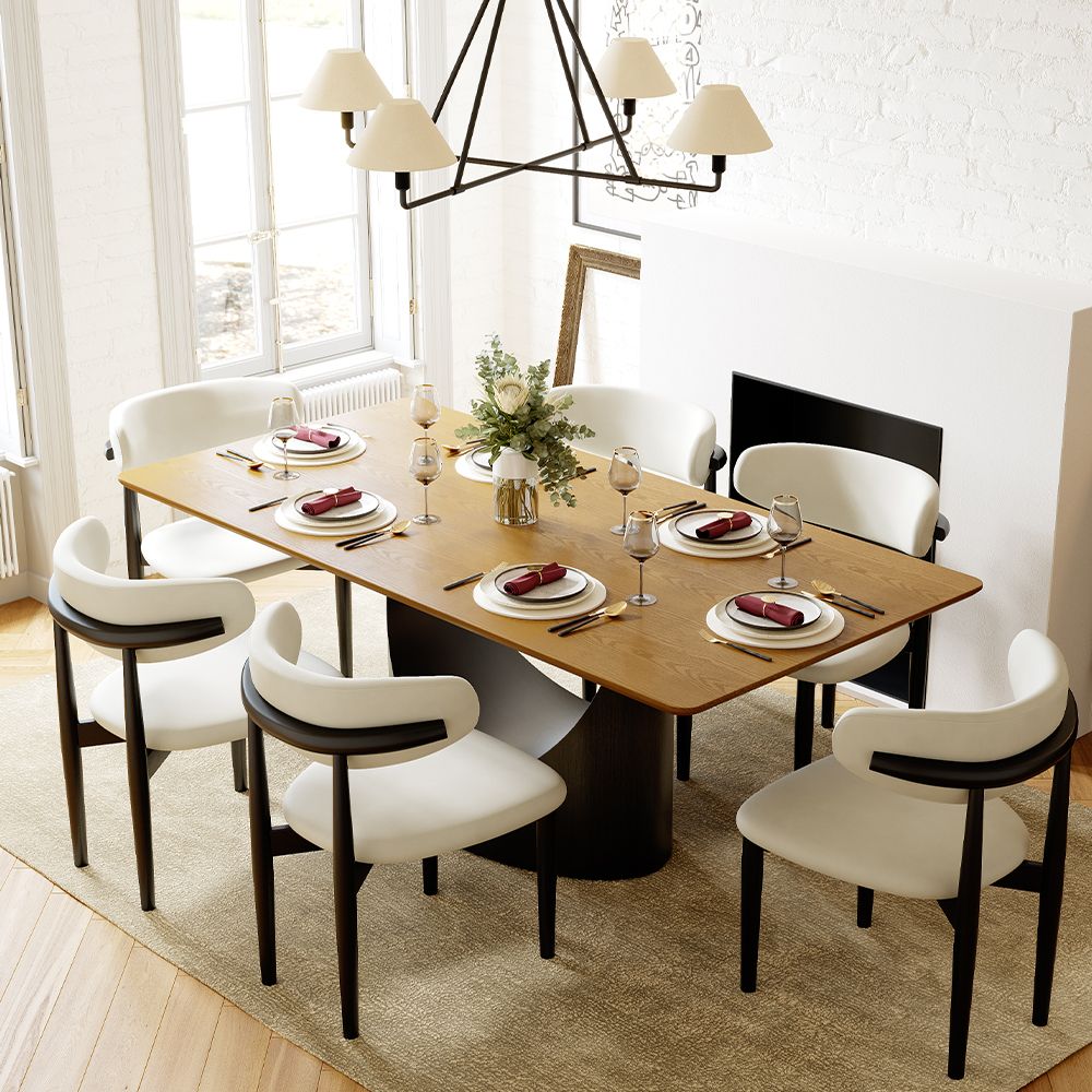 Hobart-Rectangular Wood Dining Table