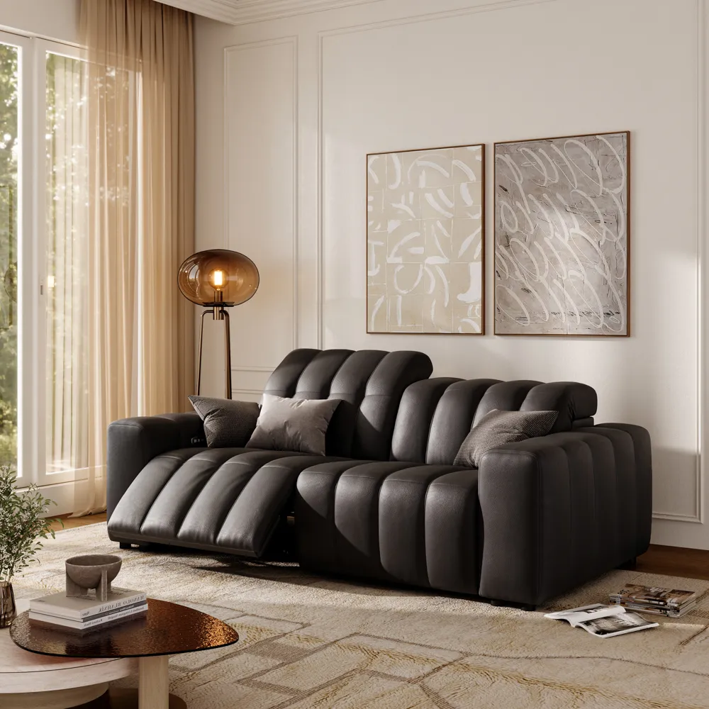 Melody Dual Power Reclining Loveseat