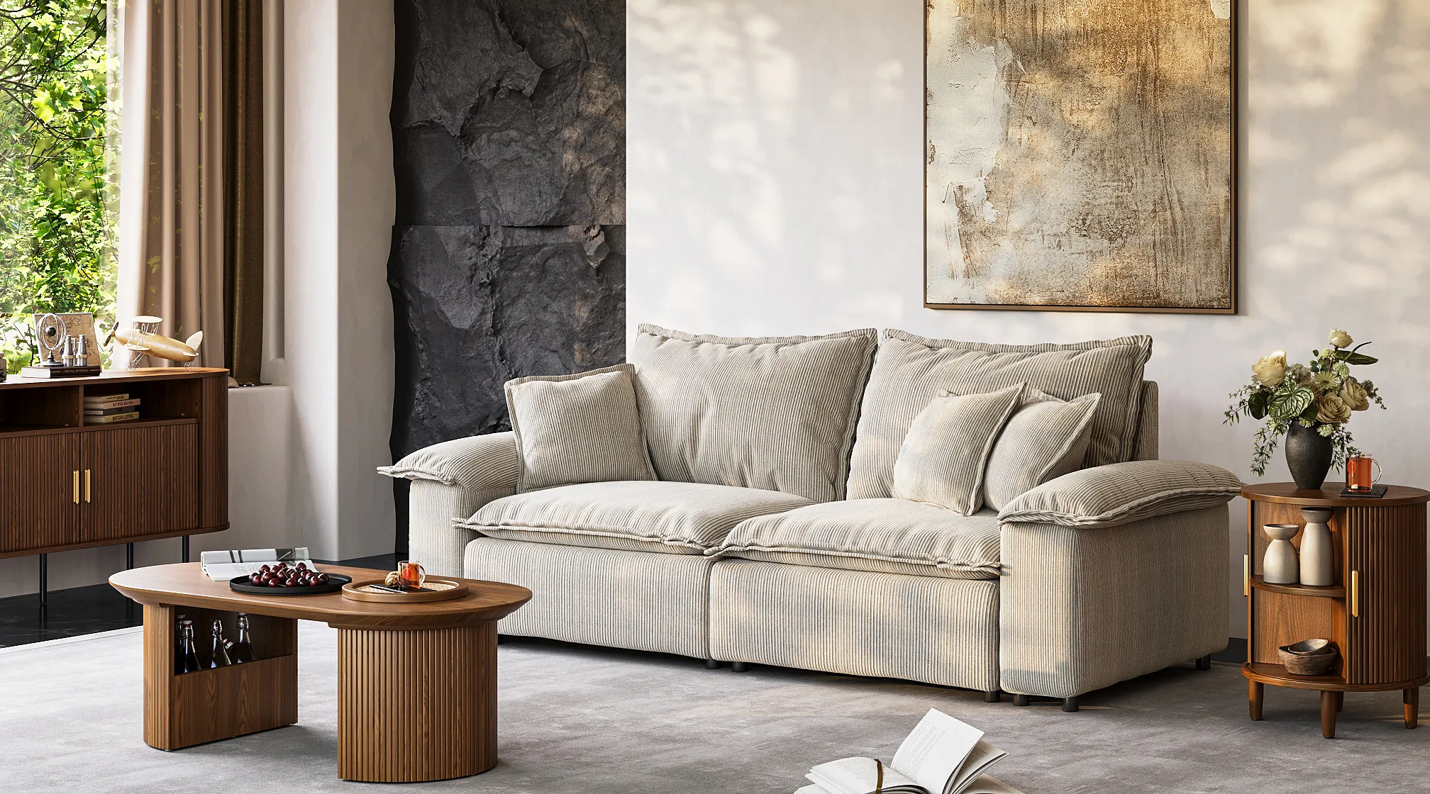 Silva- Loveseat Super Soft Deep Sofa