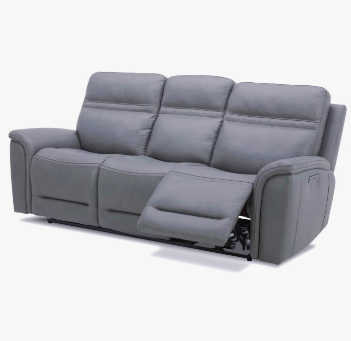 Wade Logan Cabrero Zero Gravity Leather Power Reclining Sofa