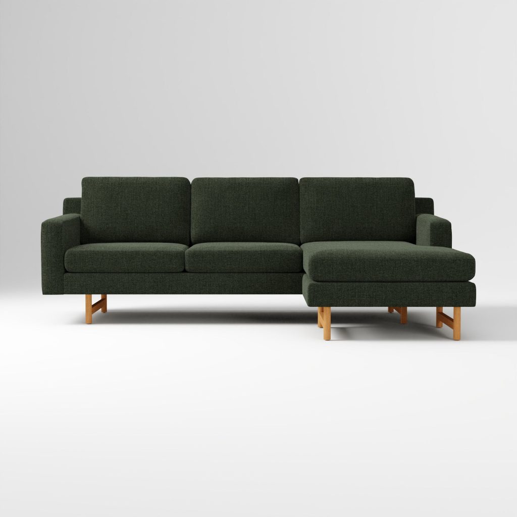 West Elm Eddy 2-Piece Reversible Sectional