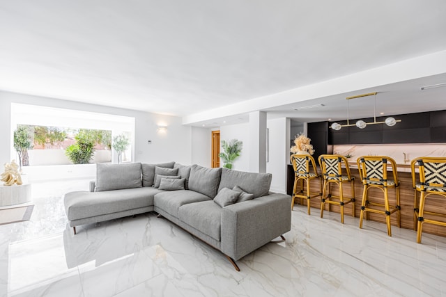 Modern living room with sectional sofa (2)