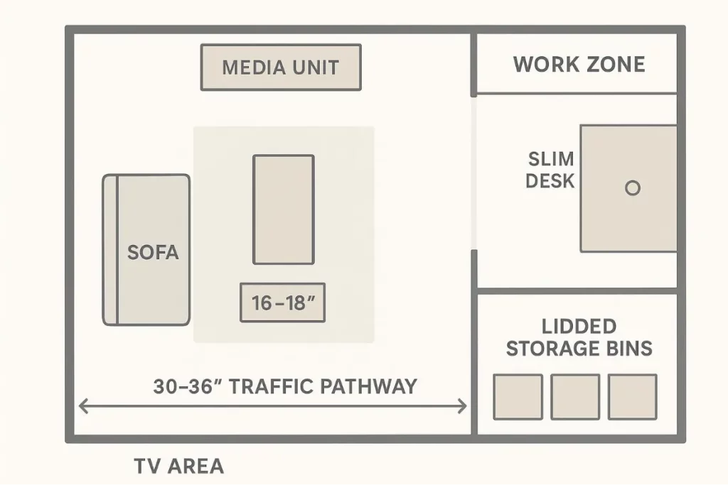 home layout for modern living room