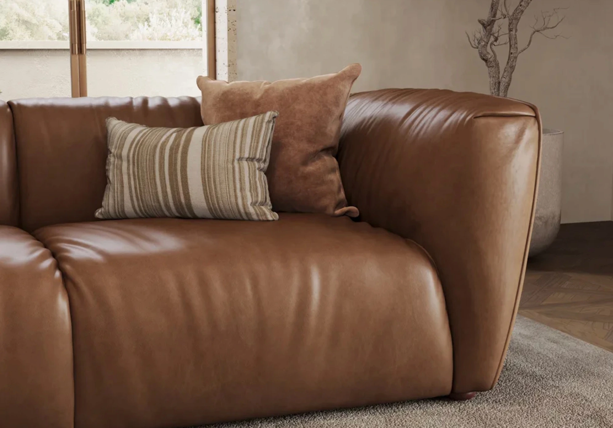 how to clean a leather sofa or couch
