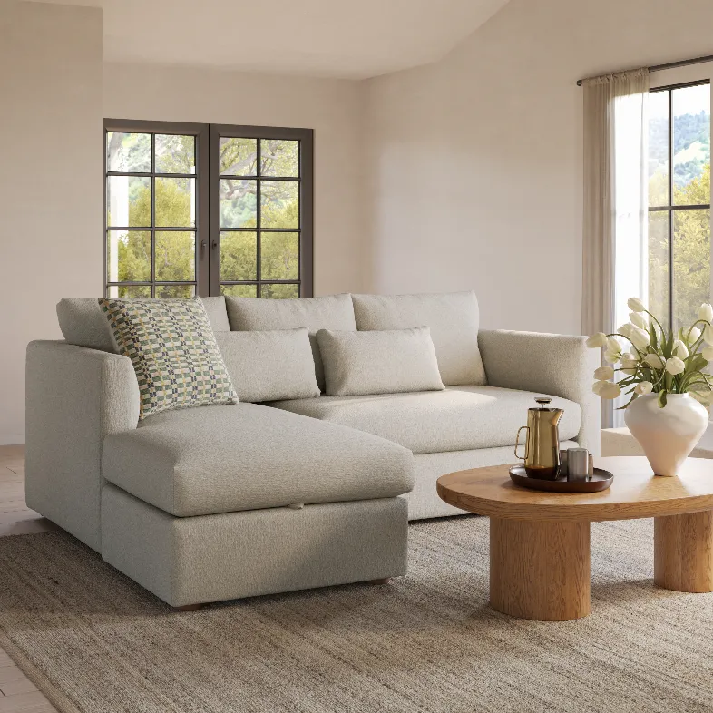 Article Marina Reversible Storage Sleeper Sectional