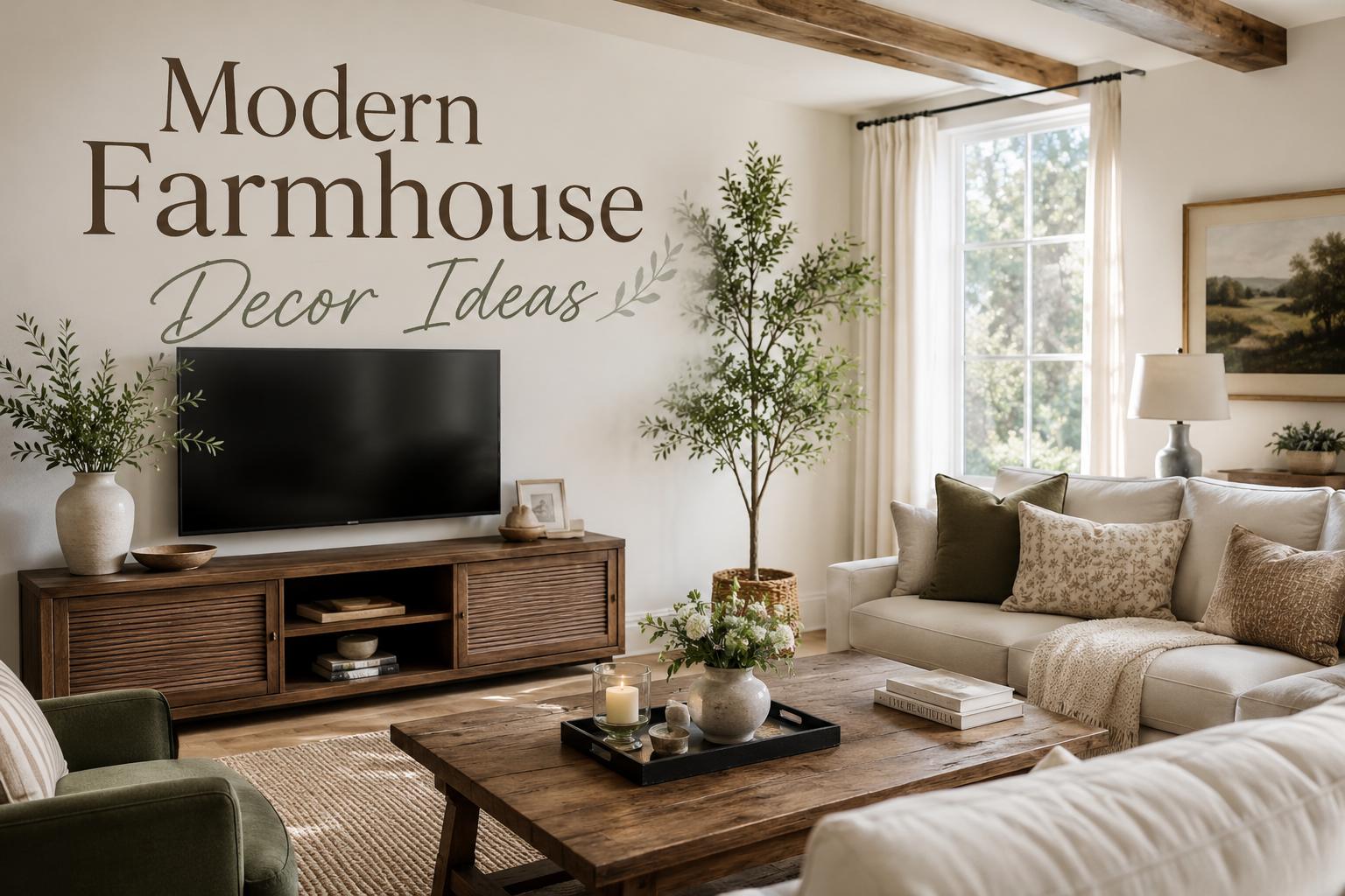 Povison's style introduction of modern farmhouse decor ideas