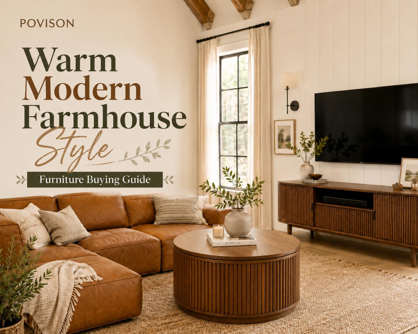 POVISON‘s buying guide on modern farmhouse furniture