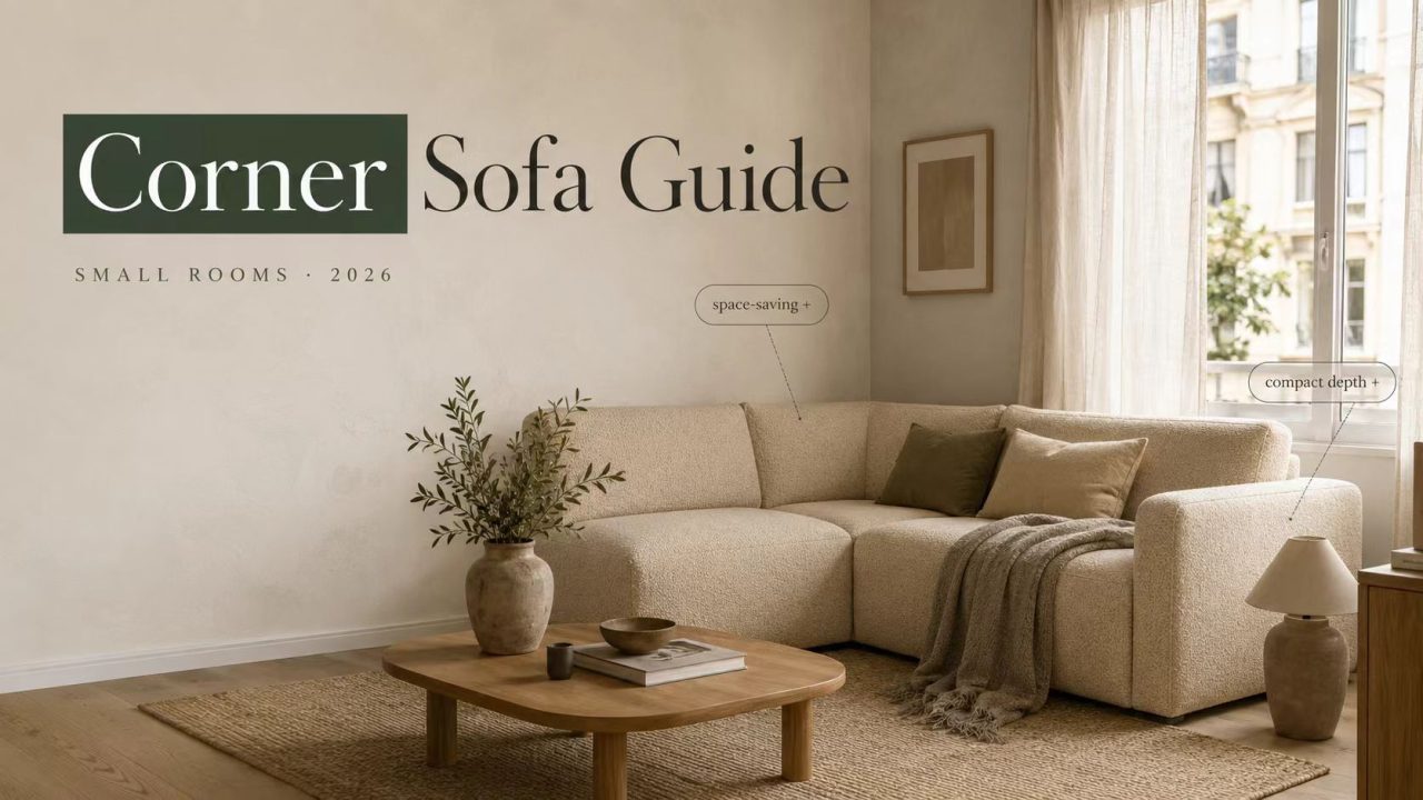 Corner Sofa Buying Guide for Small Rooms 2026 - POVISON Blogs