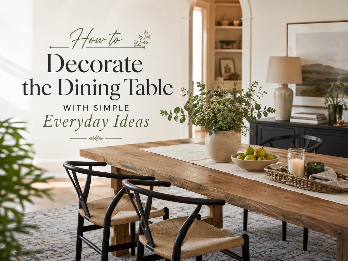 povison's decoration ideas on how to decorate the dining table
