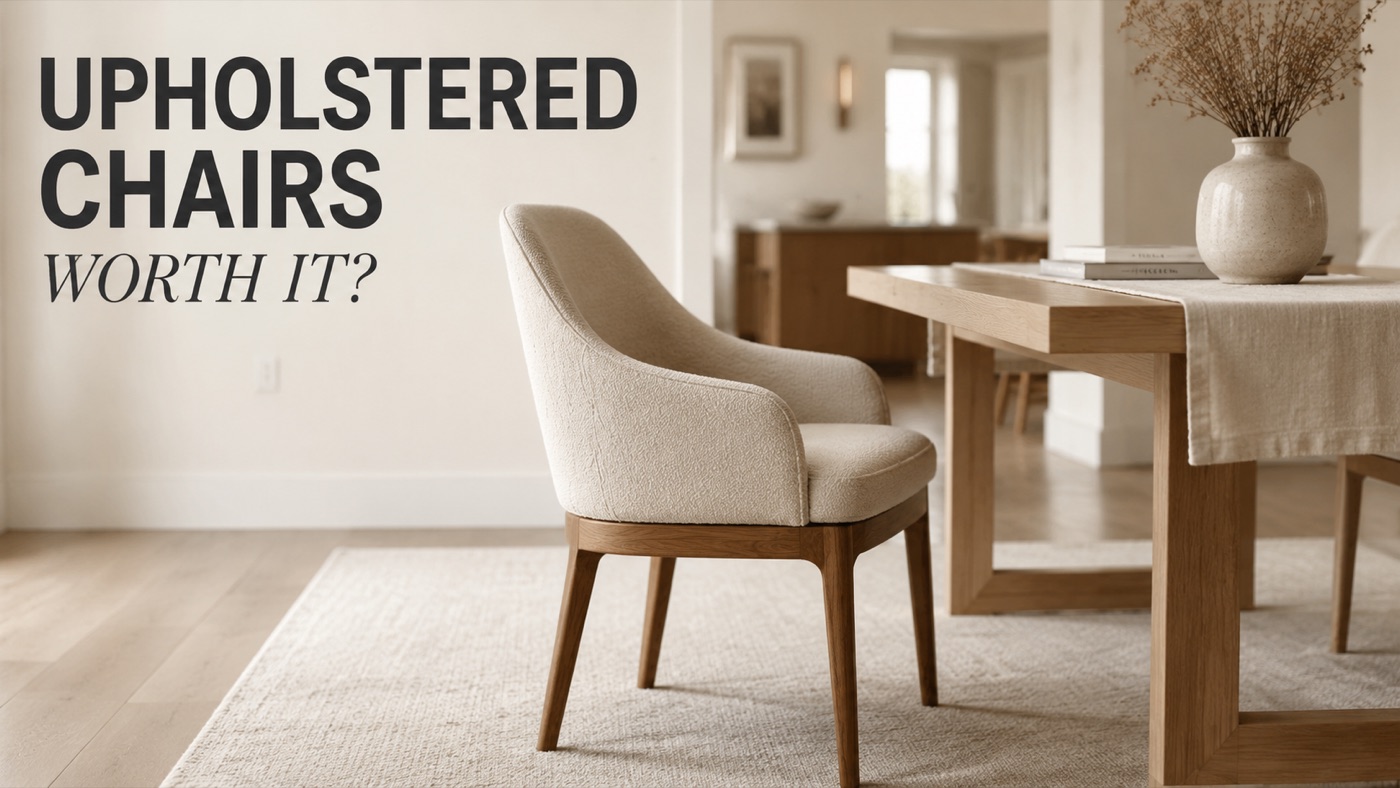 POVISON upholstered dining chairs for comfortable dining