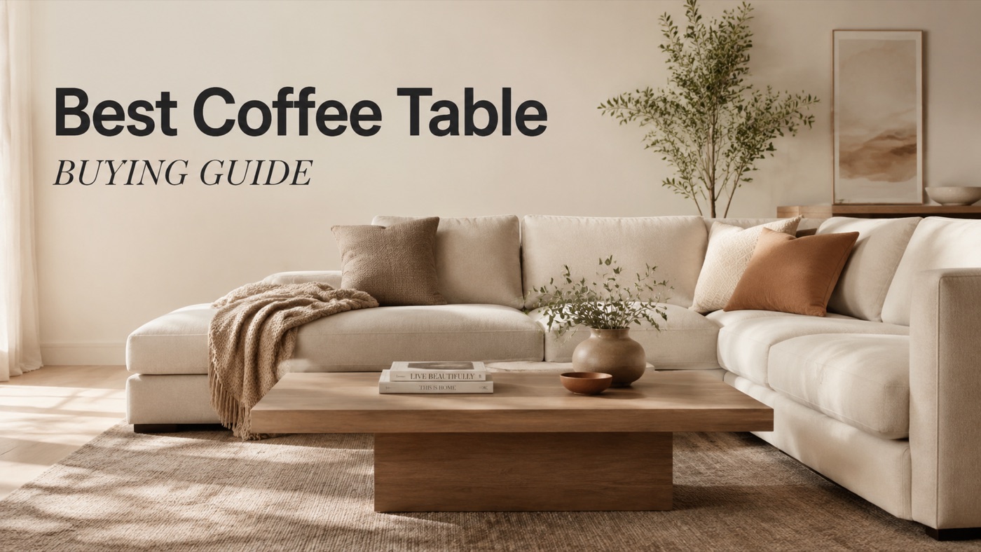 POVISON coffee table paired with sectional sofa