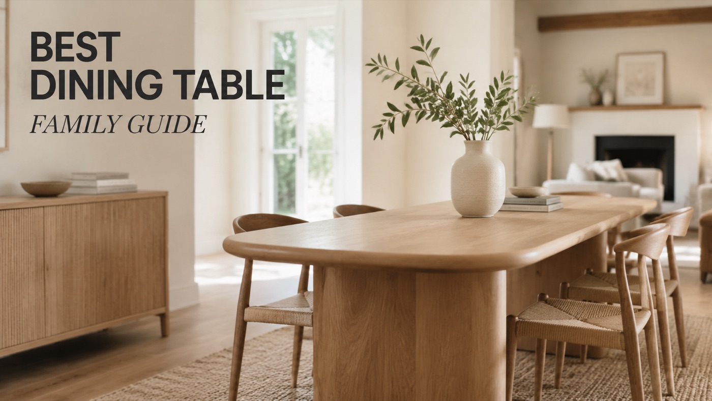 POVISON family friendly dining table for young children