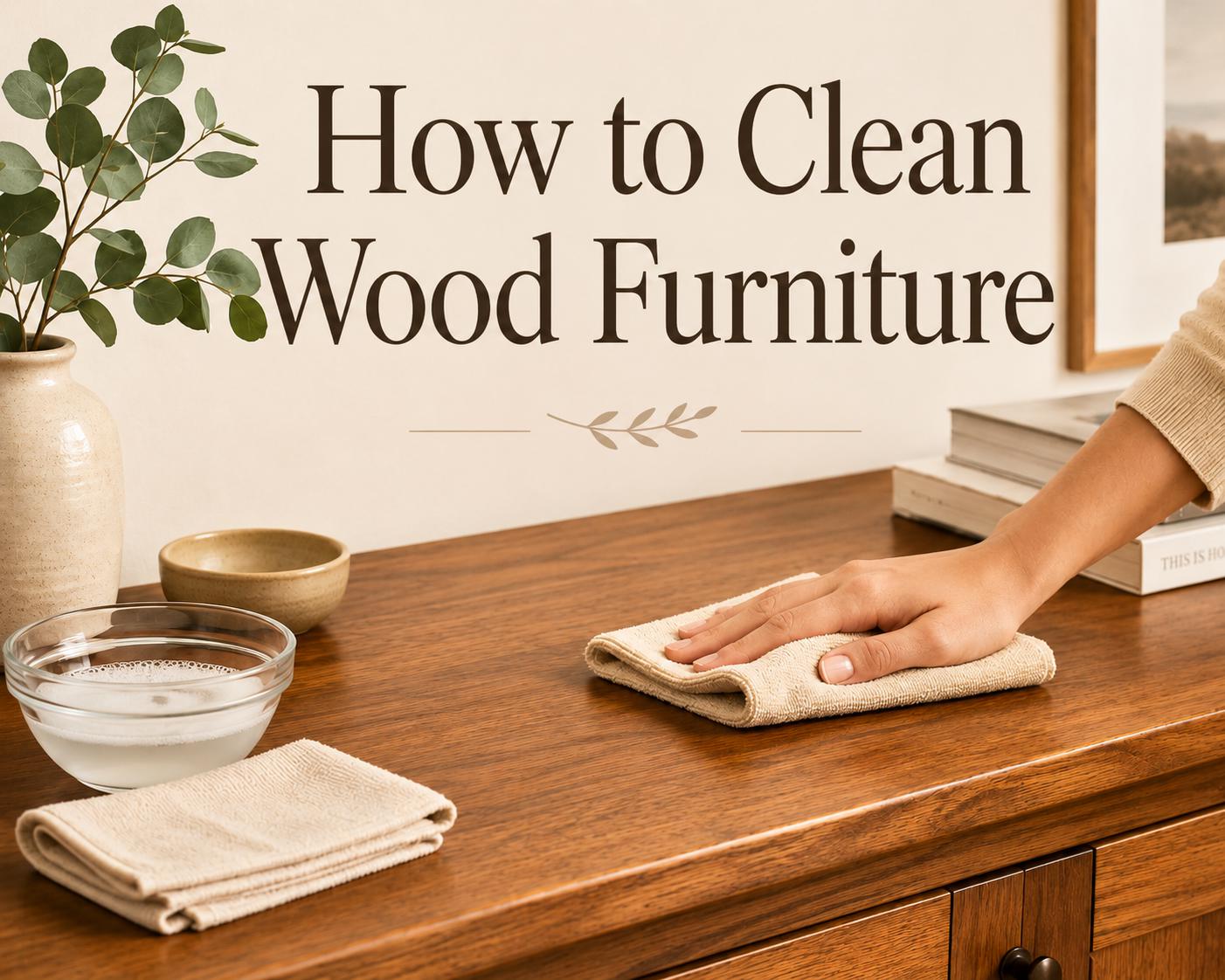 povison's tips on how to clean wood furniture