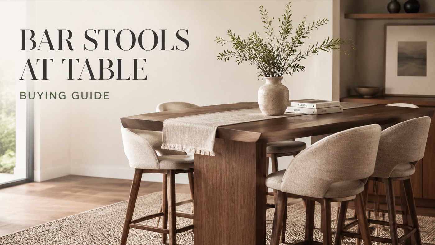 POVISON dining chair and bar stool height comparison