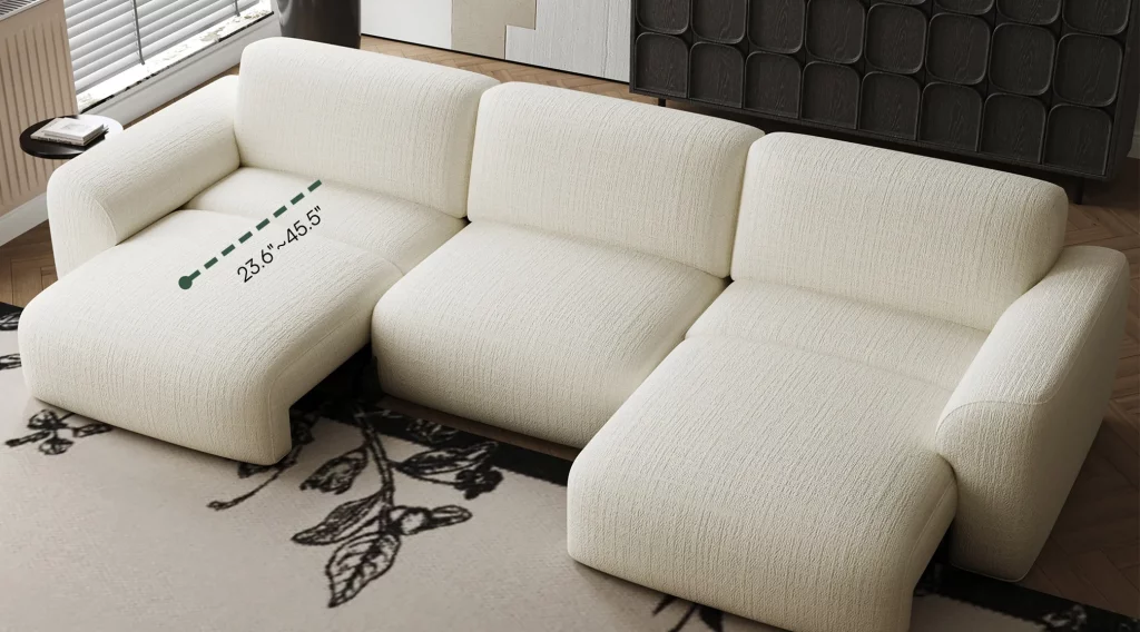 deep seat power sofa bed for different ways of lounging