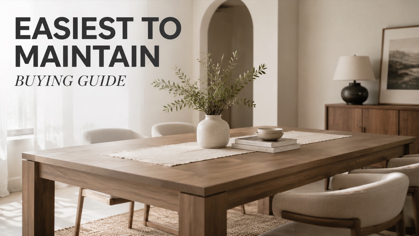 POVISON easy maintenance sintered stone dining table