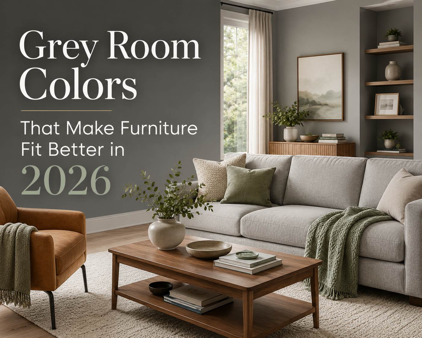 Povison's decoration idea about grey room colors that make furniture fit better in 2026