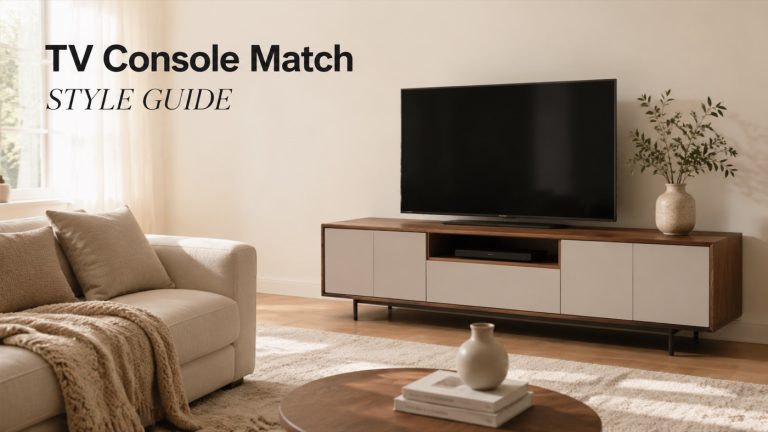 How Do I Choose A TV Console That Matches My Sofa Style? - POVISON Blogs