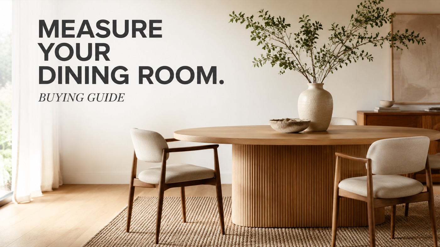 POVISON dining room measurement plan before buying furniture