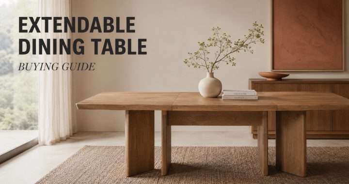 POVISON extendable dining table for everyday meals and guests