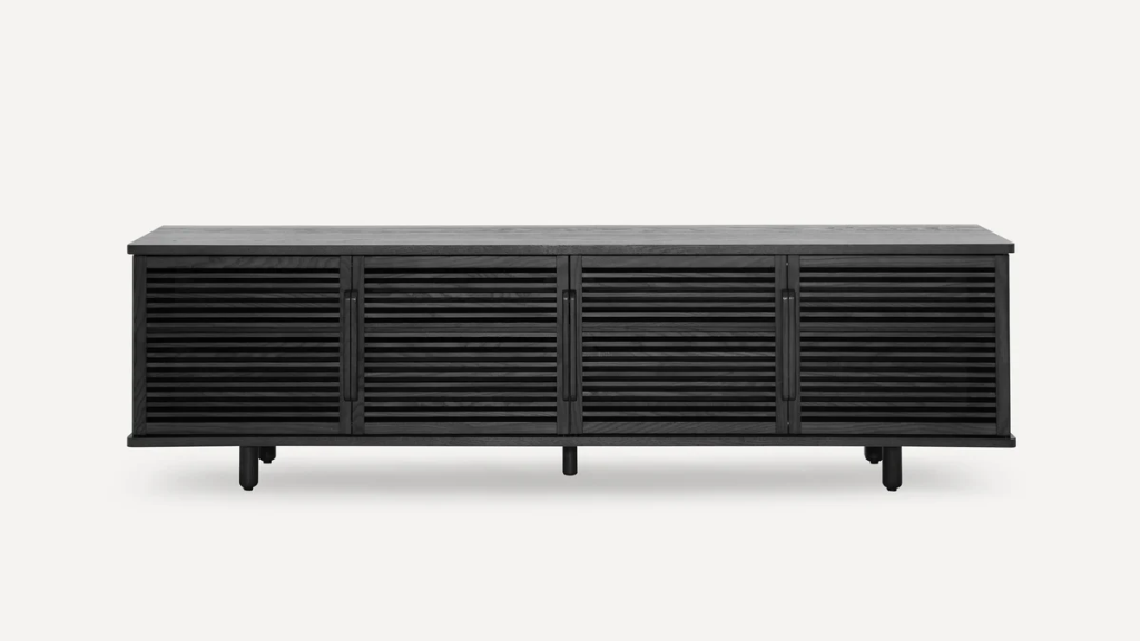 Burrow Opera Media Console in black with storage