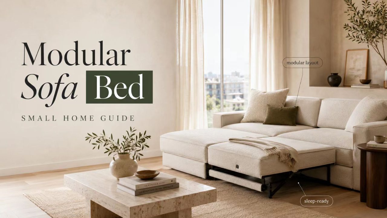Modular Sofa Bed Guide for Small Homes - POVISON Blogs