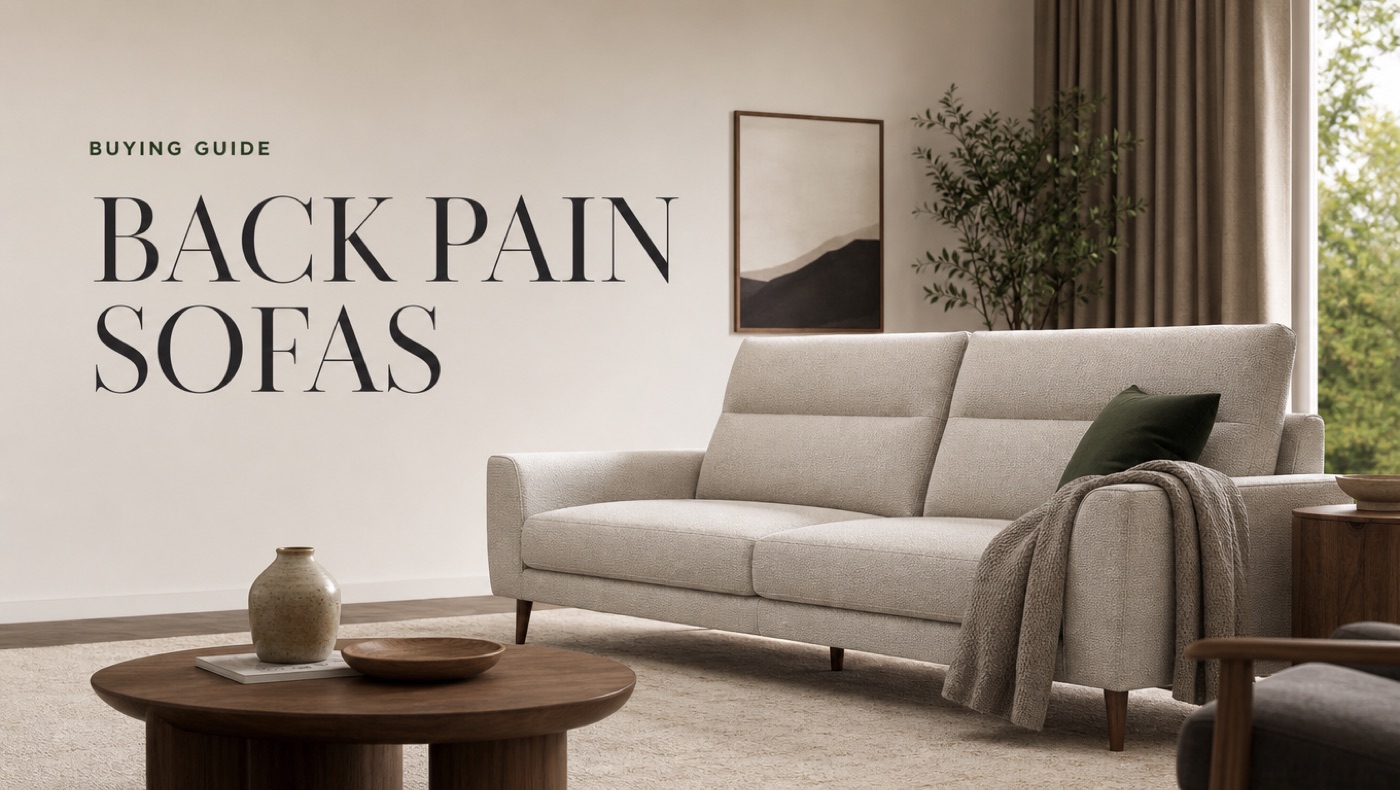 POVISON high-back power recliner sofa for back pain support