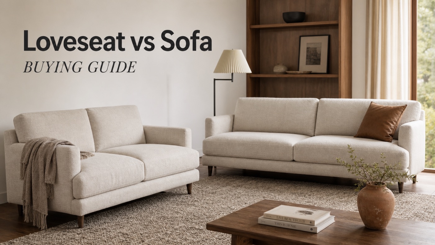 POVISON loveseat and sofa comparison for living room seating
