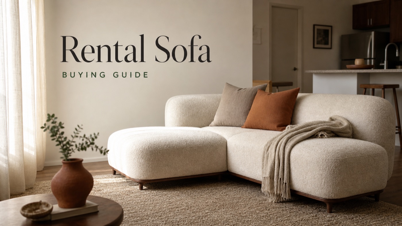 POVISON modular sofa for a rental apartment living room