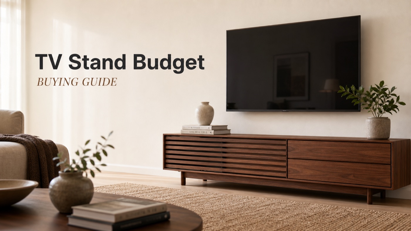 POVISON TV stand budget and value for living room media storage